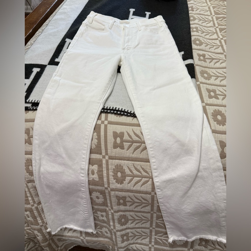 MOTHER Women's White Jeans